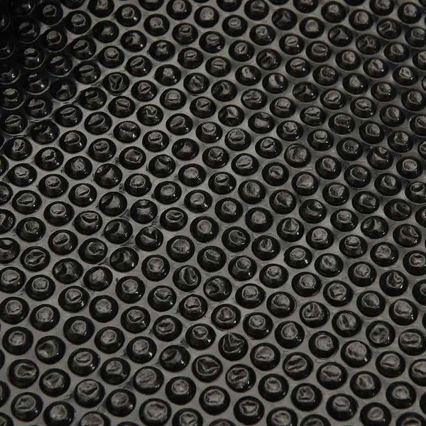 Rechteckige Poolabdeckung 1200x600 cm Schwarz