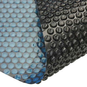 Pool Solarplane 450x220 cm Schwarz Blau