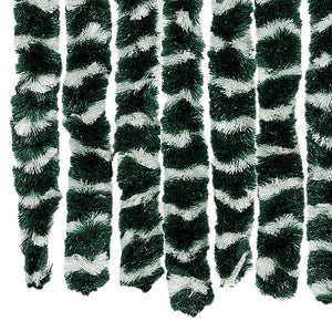 Chenille Insektenschutzvorhang Grün/Weiß 56x185cm