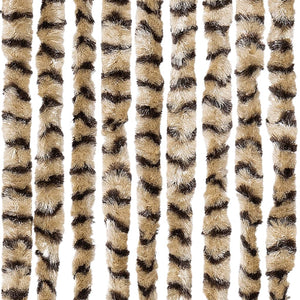 Insektenschutzvorhang Chenille Beige Braun 90x220cm