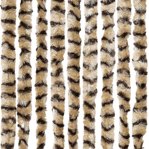 Chenille Insektenschutzvorhang Beige Braun 100x220 cm