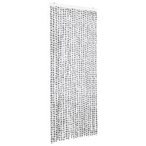 Chenille Insektenschutzvorhang Grau 90x220cm
