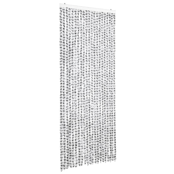 Chenille Insektenschutzvorhang Grau 90x220cm