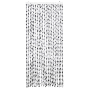Chenille Insektenschutzvorhang Grau 90x220cm