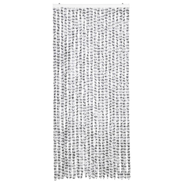 Chenille Insektenschutzvorhang Grau 90x220cm