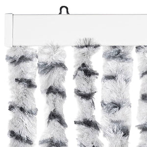 Chenille Insektenschutzvorhang Grau 90x220cm