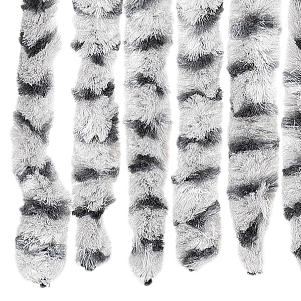Chenille Insektenschutzvorhang Grau 90x220cm