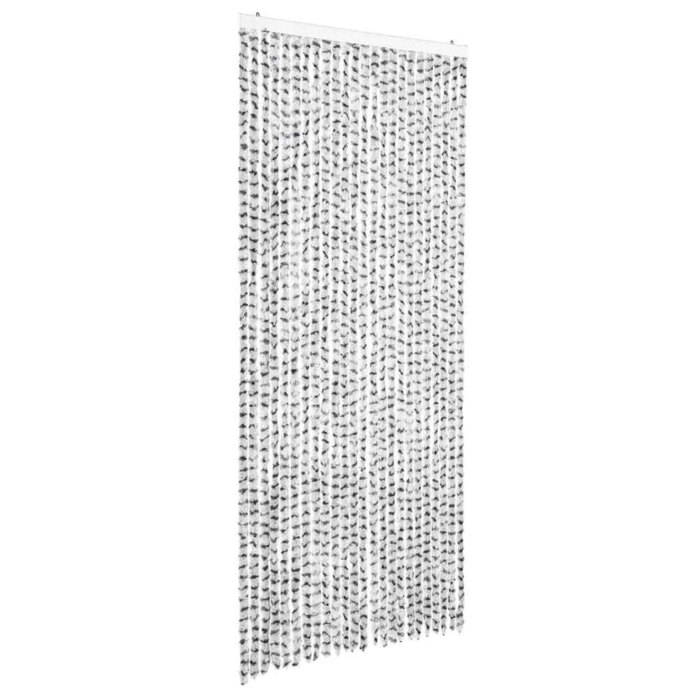 Chenille Insektenschutzvorhang Grau 100x220 cm