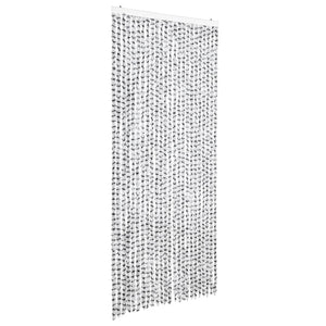 Chenille Insektenschutzvorhang Grau 100x220 cm