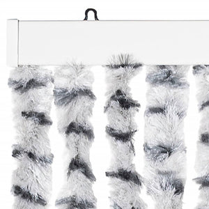 Chenille Insektenschutzvorhang Grau 100x220 cm