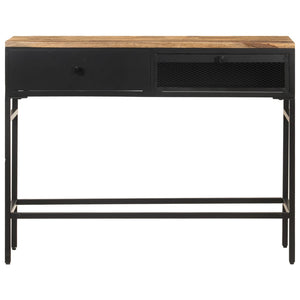vidaXL Buffet 100x35x77 cm Bois de manguier massif brut