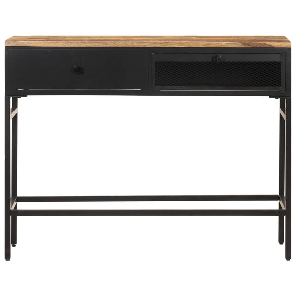 vidaXL Buffet 100x35x77 cm Bois de manguier massif brut
