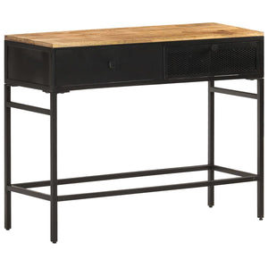 vidaXL Buffet 100x35x77 cm Bois de manguier massif brut