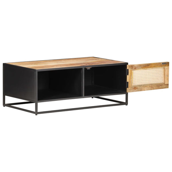 Couchtisch Mango Massivholz 90x50 cm