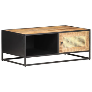 Couchtisch Mango Massivholz 90x50 cm