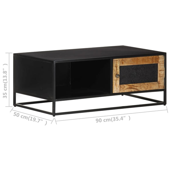 Couchtisch aus Mangoholz, 90x50 cm