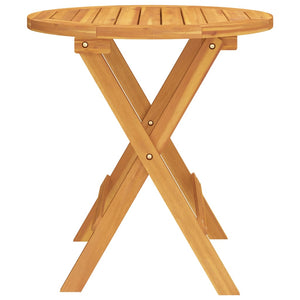 Bistrotisch Ø46x47 cm Massivholz Akazie