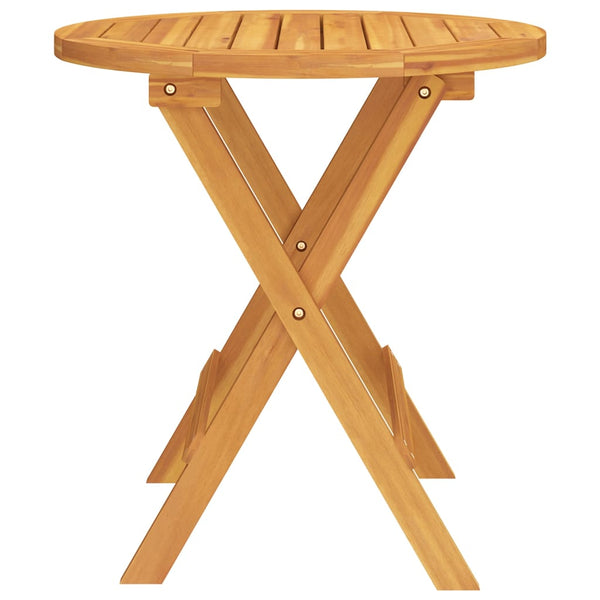 Bistrotisch Ø46x47 cm Massivholz Akazie