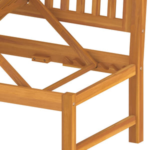 vidaXL Lit de repos avec coussins gris 200x60x75 cm Bois d'acacia massif