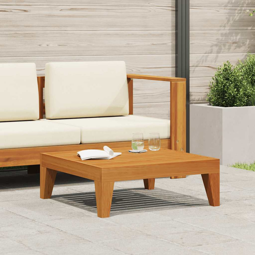 Gartentisch 68,5x68,5x24 cm Akazie Massivholz
