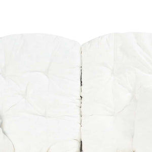 Graues 2-Sitzer Rattan Sofa