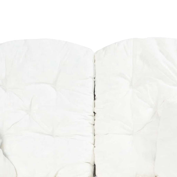 Graues 2-Sitzer Rattan Sofa