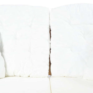 2-Sitzer Rattan Sofa Hellbraun