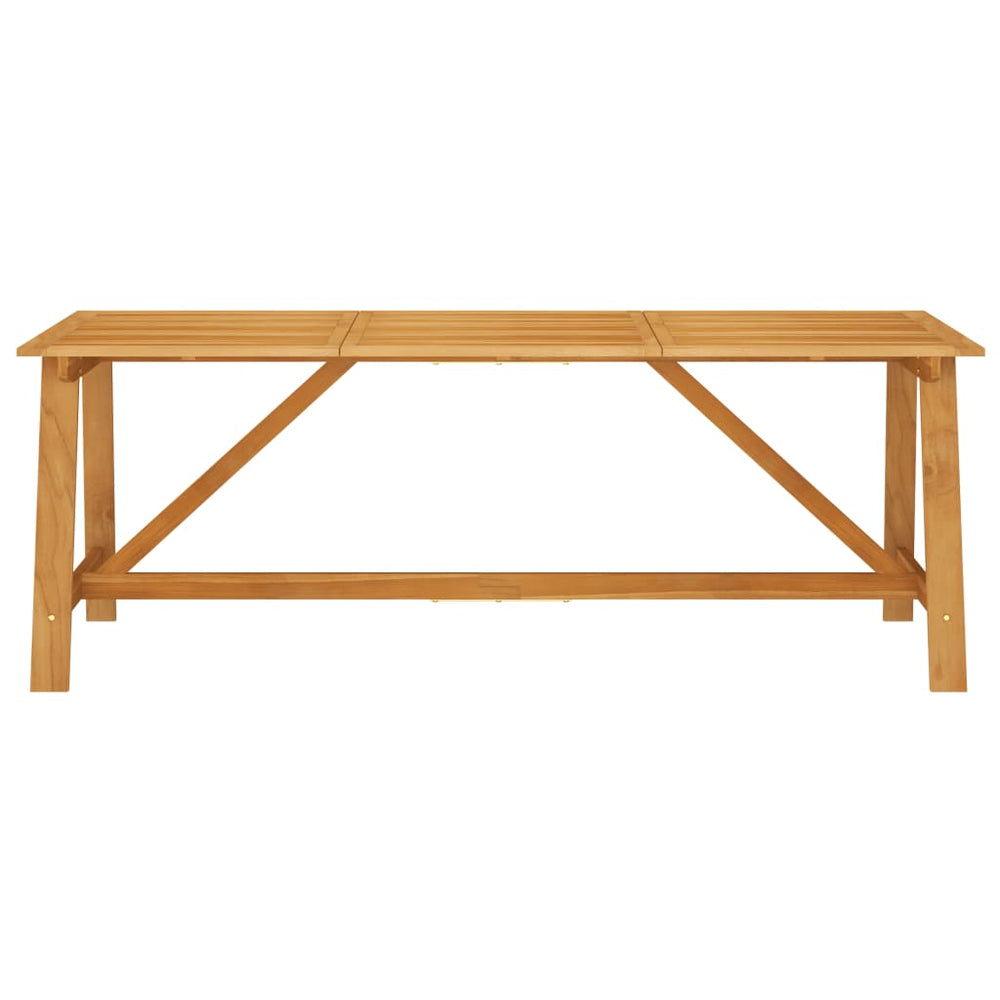 Garten-Esstisch 206x100x74 cm Akazie Massivholz