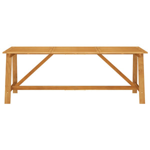 Garten-Esstisch 206x100x74 cm Akazie Massivholz