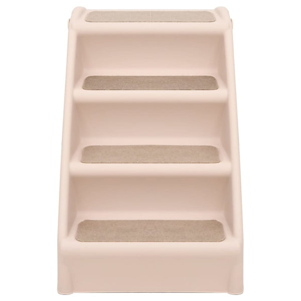 Hundetreppe Klappbar Creme 62x40x49,5 cm