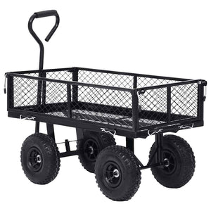 250 kg Gartenwagen - Schwarz