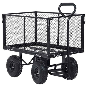 Gartenwagen Schwarz 350 kg