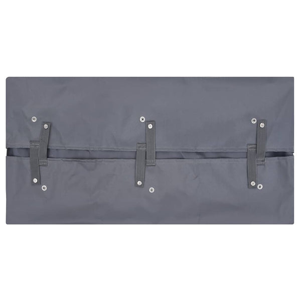 Schubkarren-Einlage Dunkelgrau 81x41x40 cm