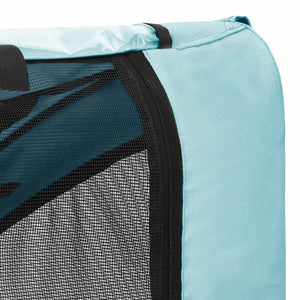Fahrradanhänger für Hunde – Blau & Schwarz