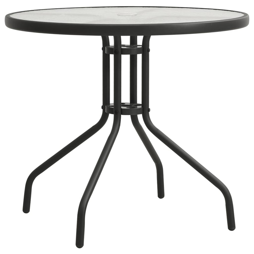 Bistrotisch Anthrazit Ø80x71 cm Stahl