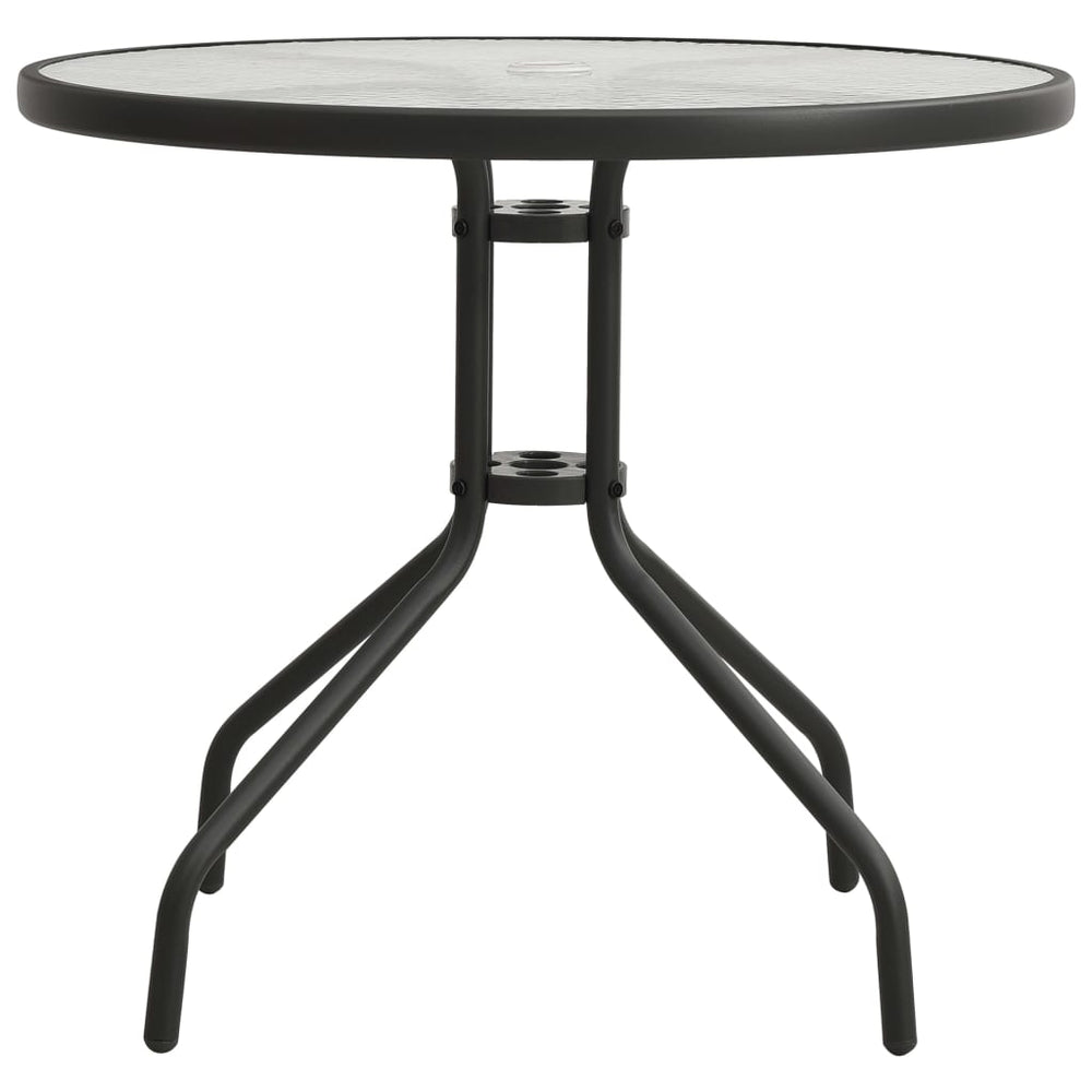 Bistrotisch Anthrazit Ø80x71 cm Stahl
