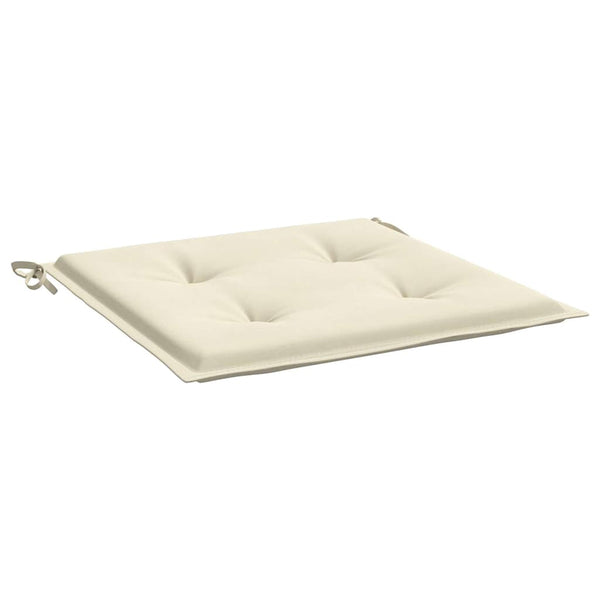Gartenstuhl-Kissen 2 Stk. Creme 40x40x4 cm Oxford-Gewebe