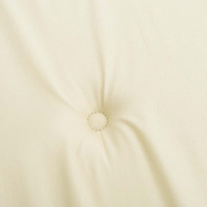 Gartenstuhl-Kissen 2 Stk. Creme 40x40x4 cm Oxford-Gewebe