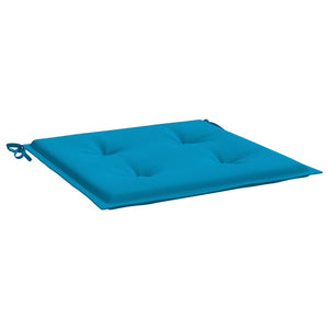 Gartenstuhl-Kissen 2 Stk. Blau 40x40x4 cm Oxford-Gewebe