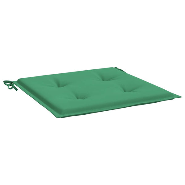 Gartenstuhl-Kissen 6 Stk. Grün 40x40x4 cm Oxford-Gewebe