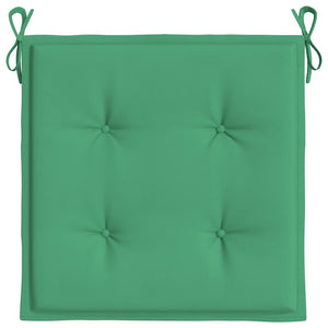 Gartenstuhl-Kissen 6 Stk. Grün 40x40x4 cm Oxford-Gewebe
