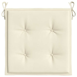 Gartenstuhl-Kissen 6 Stk. Creme 50x50x2 cm Oxford-Gewebe