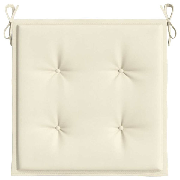 Gartenstuhl-Kissen 6 Stk. Creme 50x50x2 cm Oxford-Gewebe