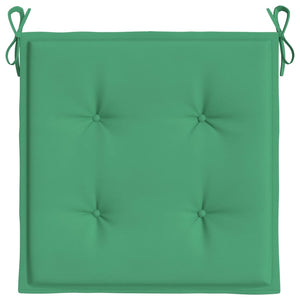 vidaXL Coussins de chaise de jardin 4 pcs Vert 50x50x4 cm Tissu Oxford