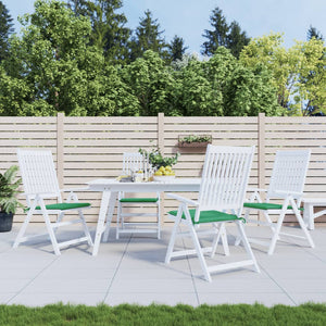 vidaXL Coussins de chaise de jardin 4 pcs Vert 50x50x4 cm Tissu Oxford