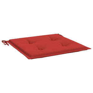 Gartenstuhl-Kissen 6 Stk. Rot 50x50x4 cm Oxford-Gewebe