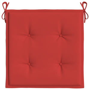 Gartenstuhl-Kissen 6 Stk. Rot 50x50x4 cm Oxford-Gewebe