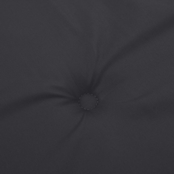 Gartenstuhl-Kissen 6 Stk. Schwarz 50x50x4 cm Oxford-Gewebe