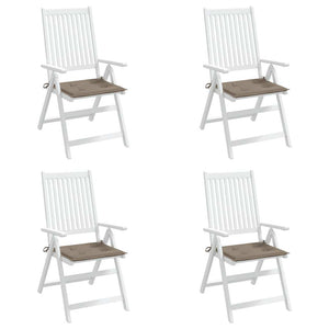Gartenstuhl-Kissen 4 Stk. Taupe 50x50x4 cm Oxford-Gewebe