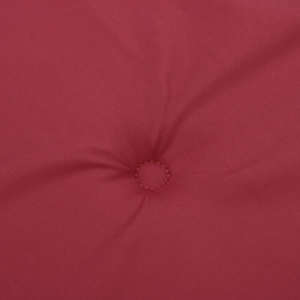 vidaXL Coussins de chaise de jardin 4 pcs Rouge vin 50x50x4 cm Tissu Oxford